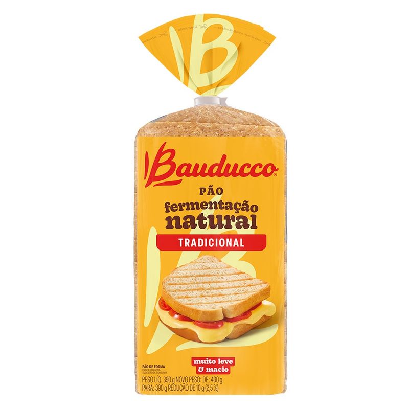 Pao Forma Bauducco Tradicional 390g (7891962064048)