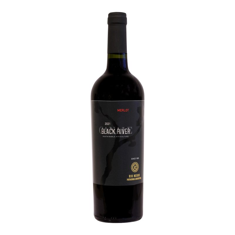 Vinho Argentino Black River Merlot750ml (7790805130004)