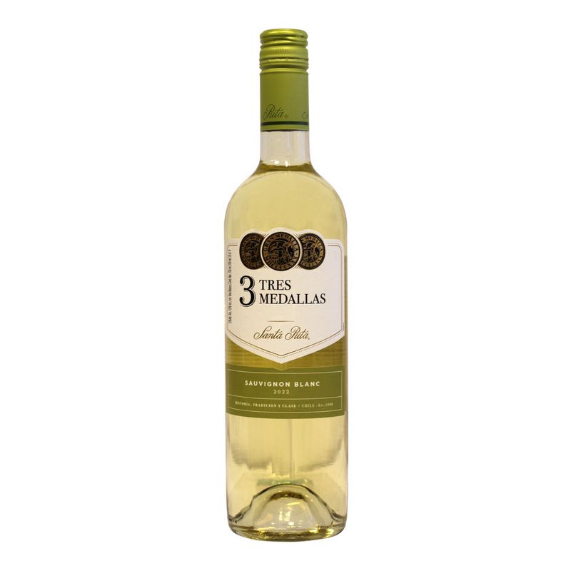 Vinho Chileno Tres Medallas Sauvignon Blanc 750ml (7804330006724)