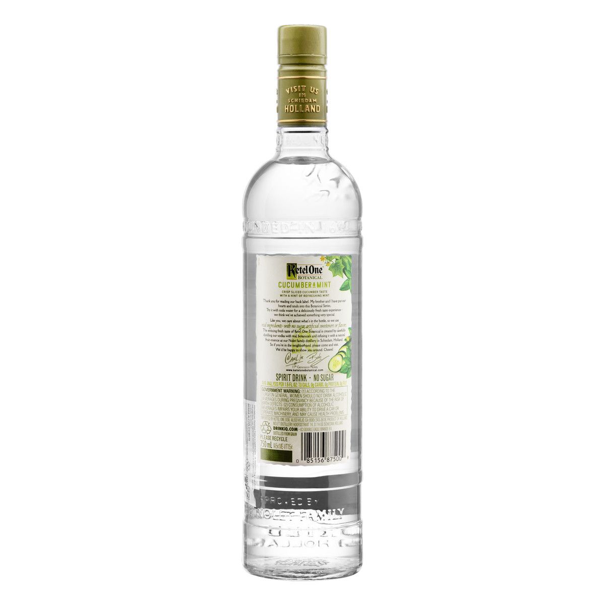 Vodka Ketel One Cucumber Mint 750ml Supermercado Savegnago