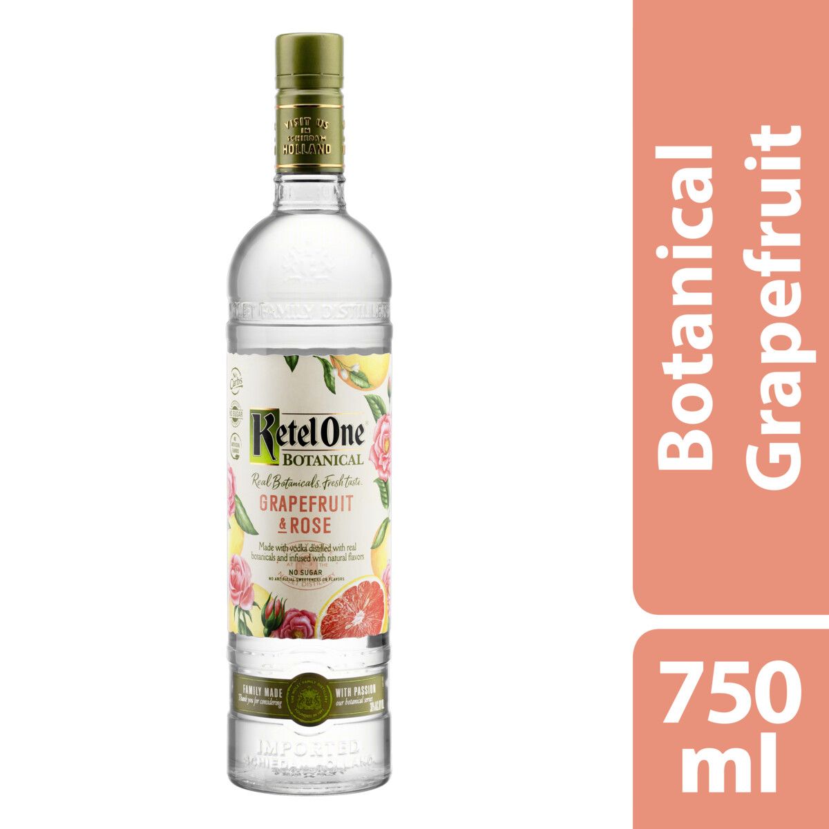 Vodka Ketel One Grapefruit E Rose 750ml - Supermercado Savegnago