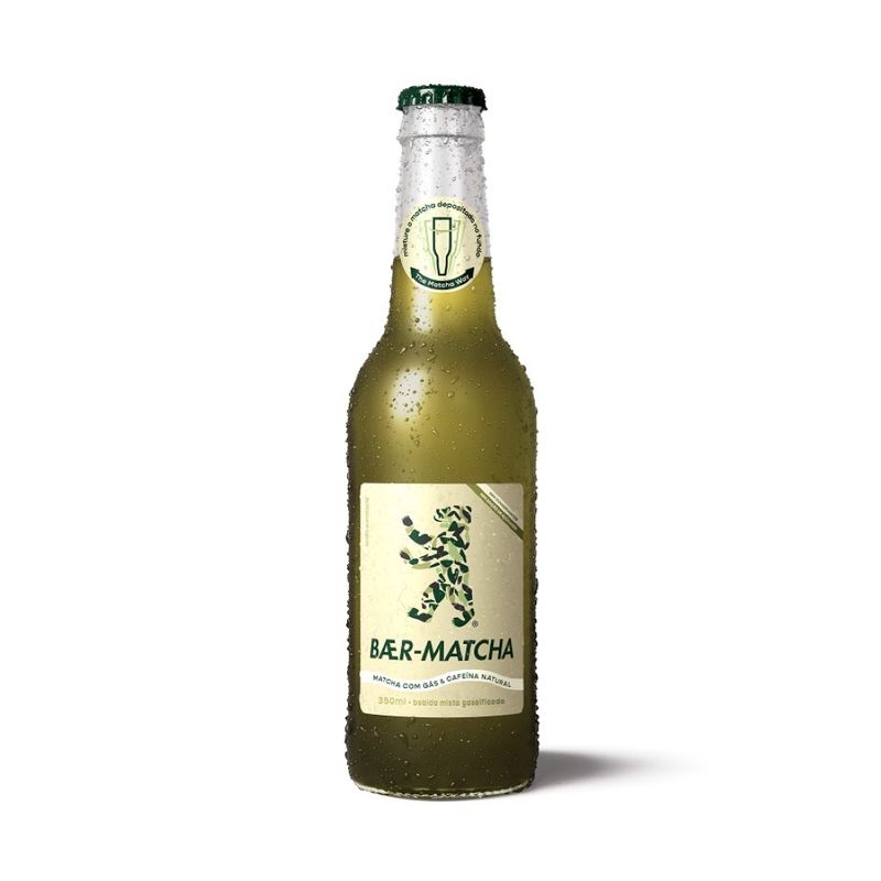 Chá Gaseificado Baer Matcha 350ml Long Neck (7898965685058)