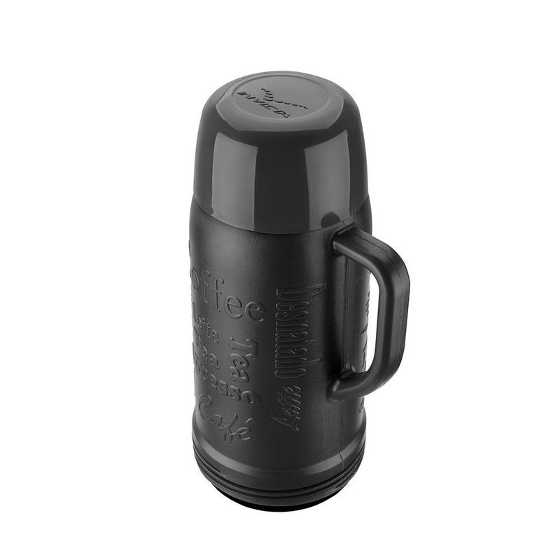 Garrafa Térmica Invicta Arábica Preto 1L (7891691396762)
