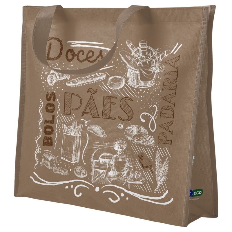 Sacola Retornável Ecológica Bompack Pães Unidade (7898182803389)