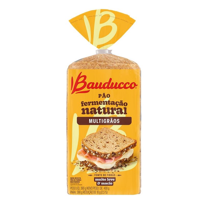 Pão Bauducco Multigrãos 390g (7891962067278)