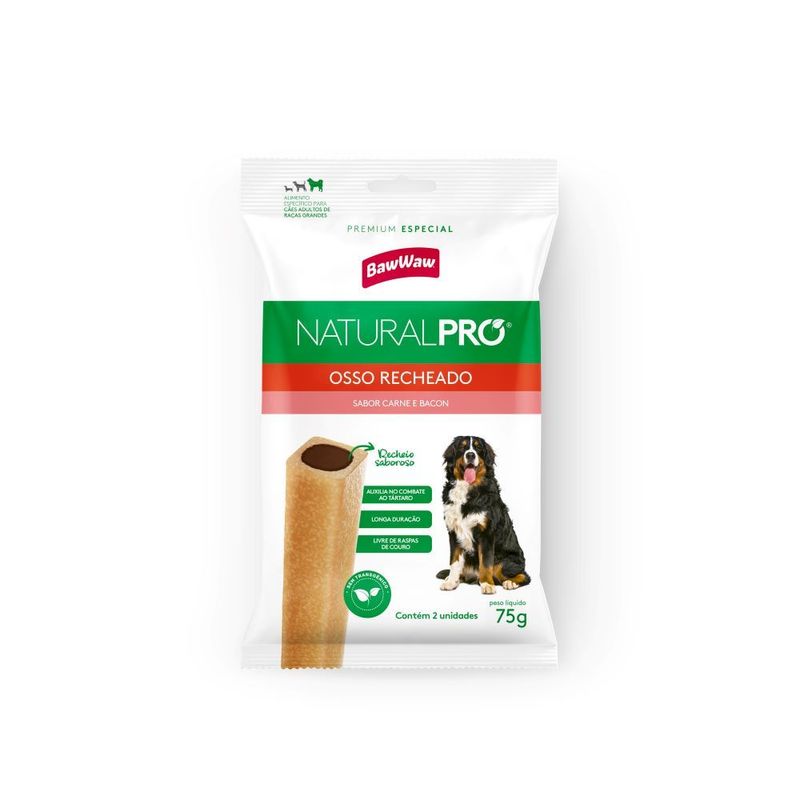 Alimento Câo Baw Waw Natural Pro 100G Osso (7899306042998)