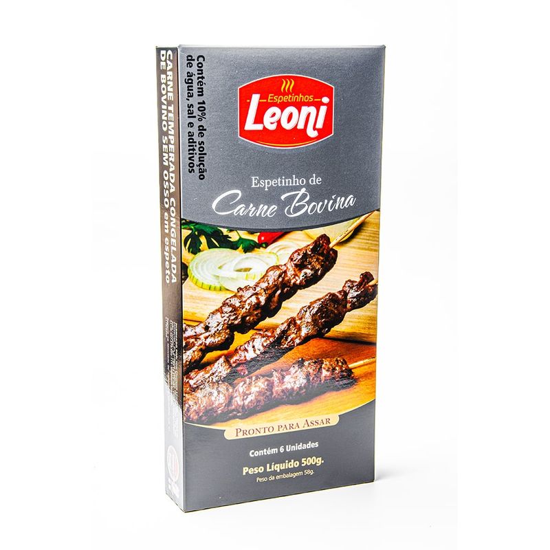 ESPETINHO-BOVINO-LEONI-500G-CX