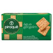 Biscoito Salgado Água Gergelim Piraquê 215g