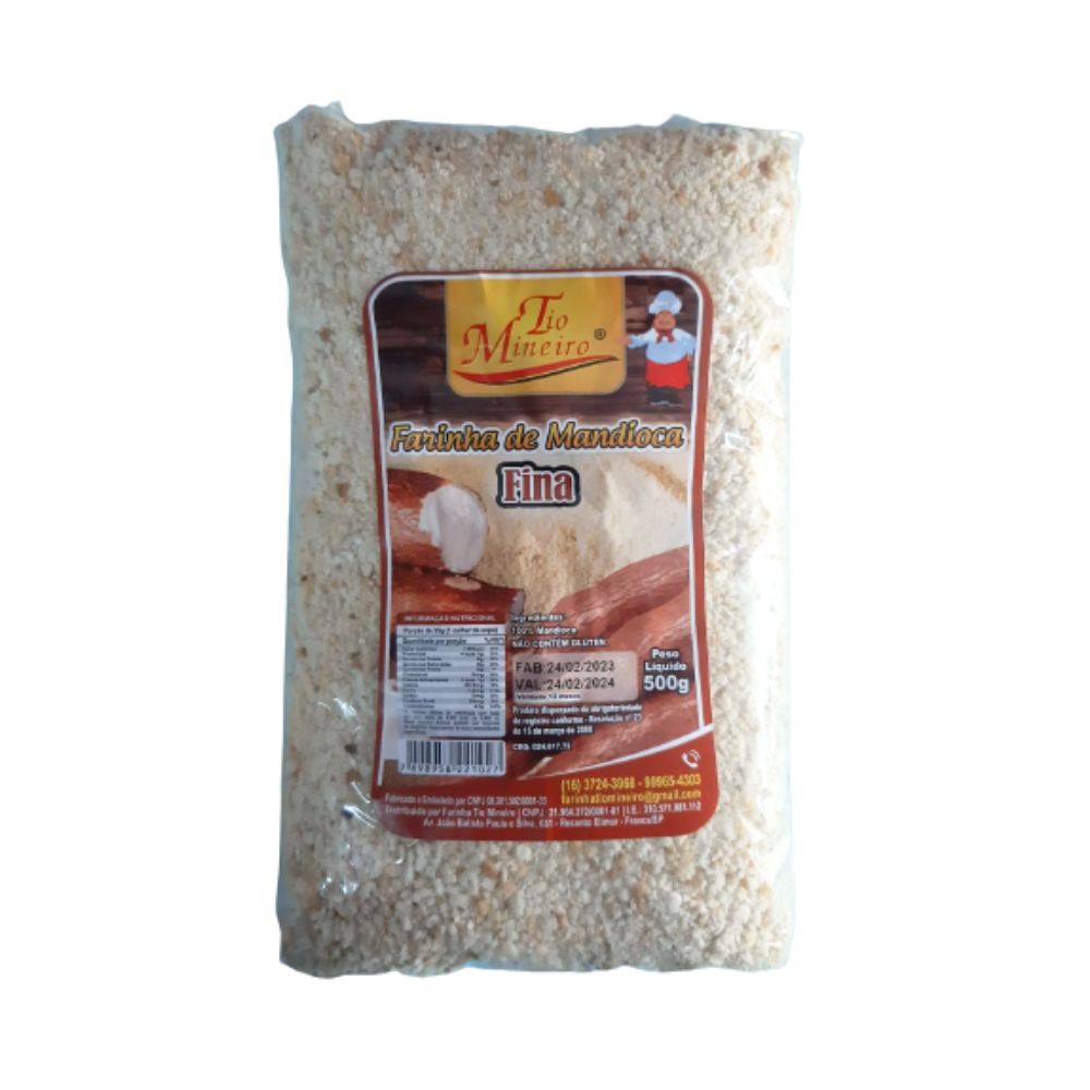 Farinha de Mandioca Fina Tio Mineiro 500g - Supermercado Savegnago