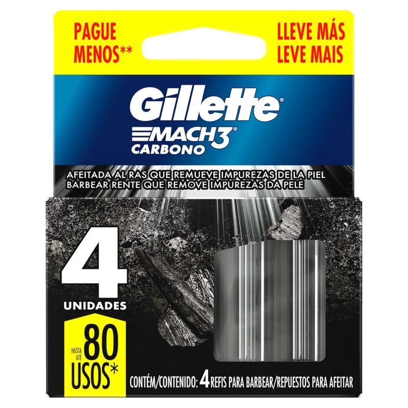 CARGA-BARB-GILLETTE-C-4-L-P--MACH3-CARBONO