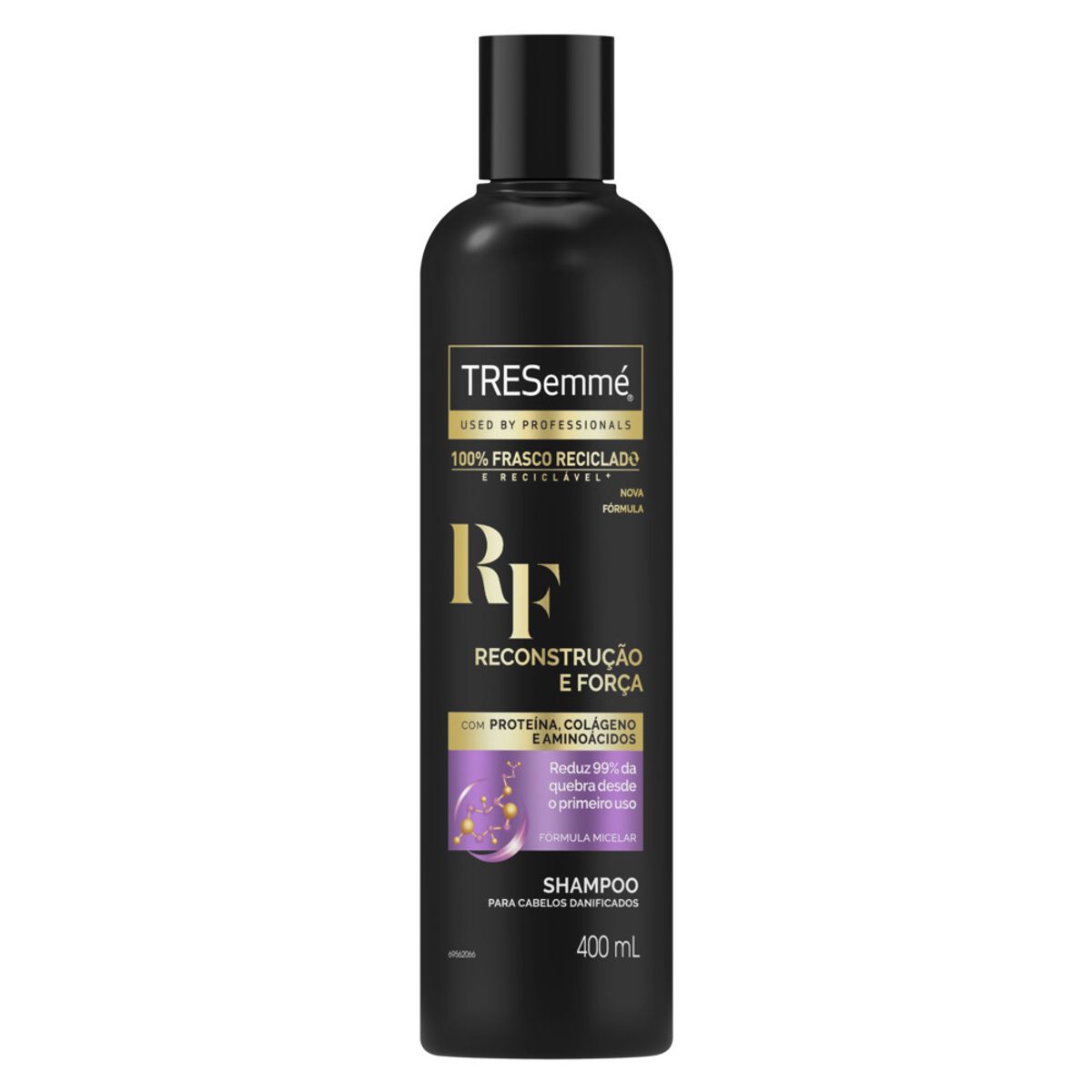 Shampoo Tresemmé Reconstrução e Força Cabelos Danificados 400ml