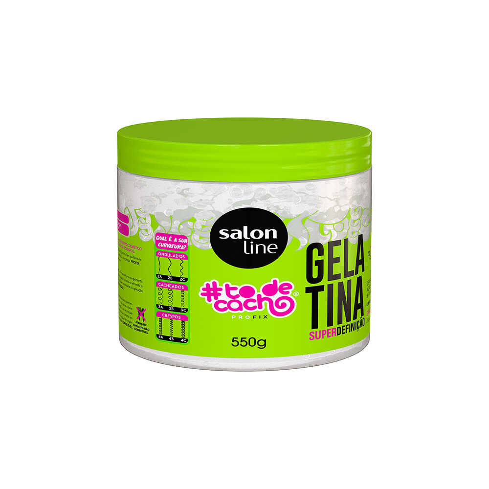 Gelatina Salon Line Super Definição 550g