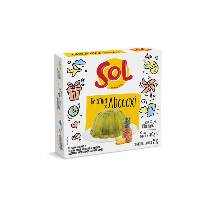 GELAT-SOL-20G-ABACAXI