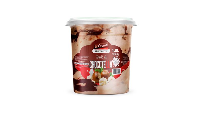 Sorvete SrCreme Sobremezza 1,8L Chocotella