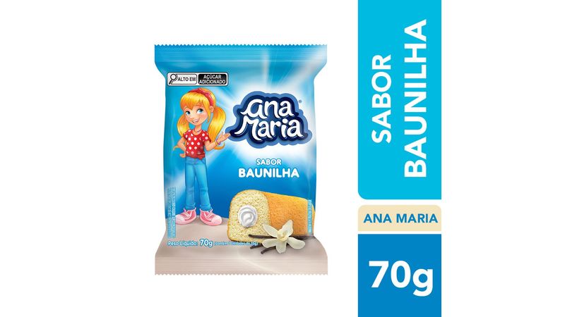 Bolinho Ana Maria de Baunilha Pullman 35g - Supermercado Savegnago