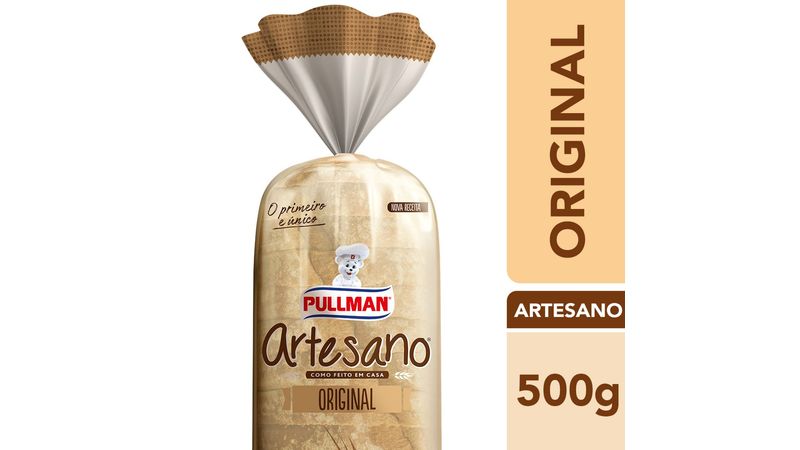 Pão de forma artesanal Pullman 500g - Supermercado Savegnago