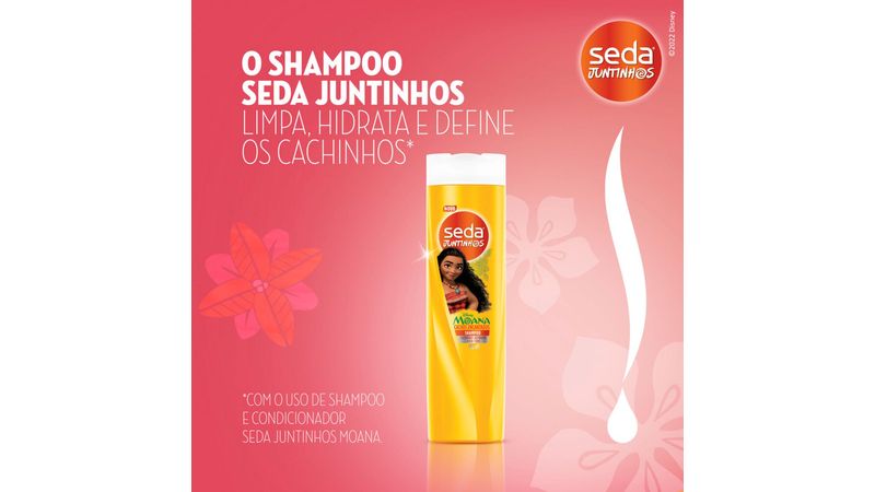 Shampoo Seda Juntinhos Moana Cachos Encantados 300ml - mobile-superprix