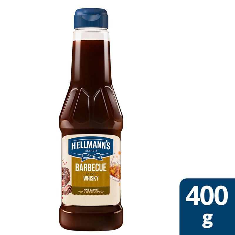MOLHO-PRON-BARBEC-HELLMANNS-400G-WHISKY