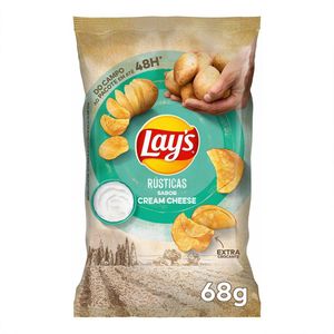 Salgadinho Batata Lays Rust Cream Cheese 68g