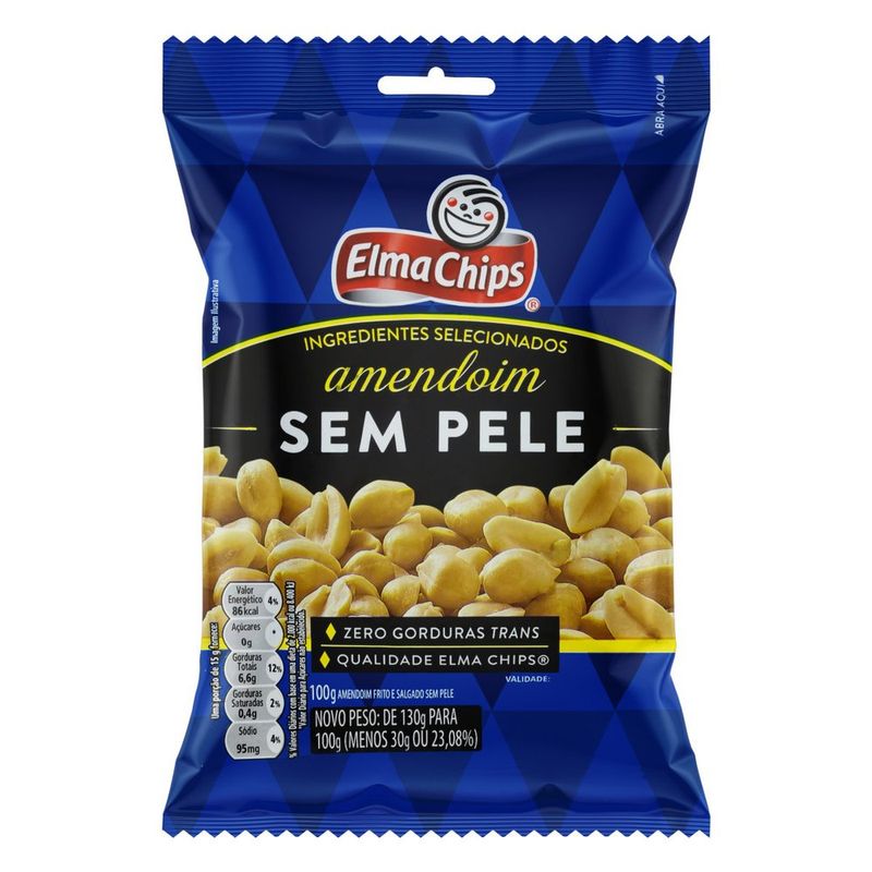 AMENDOIM-SALG-E.CH-100G-S-PELE