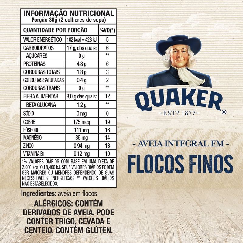 AVEIA-QUAKER-165G-FLOC-FINOS