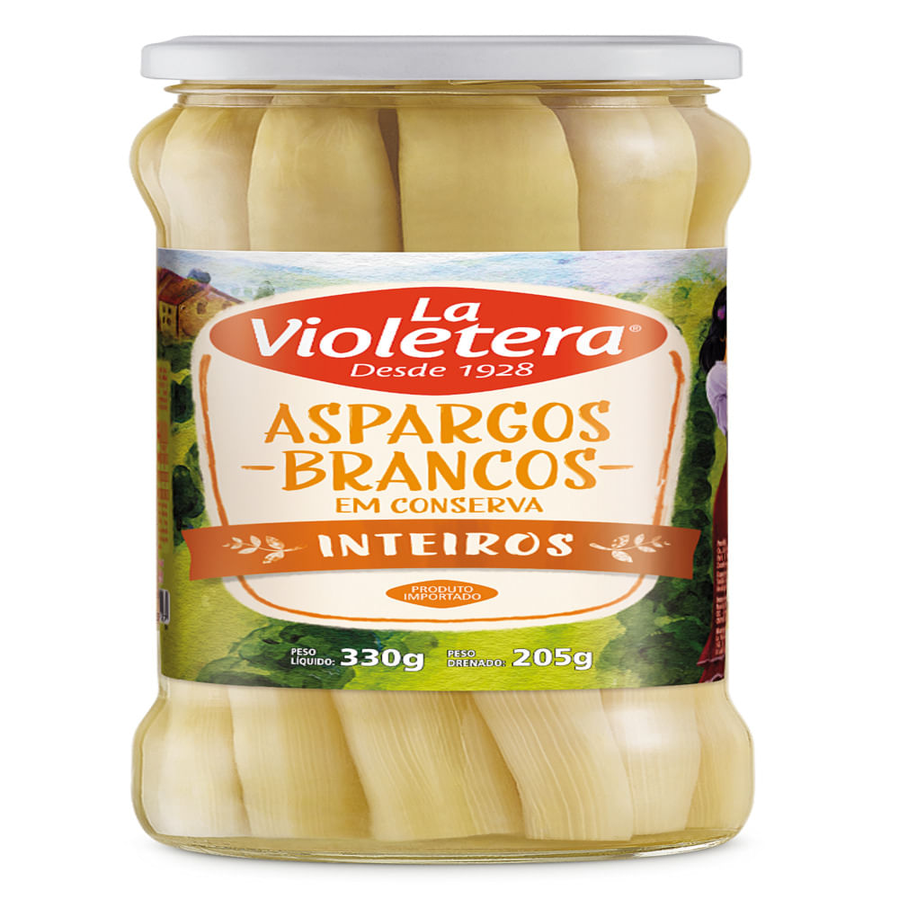 Aspargo Branco La Violetera 205g