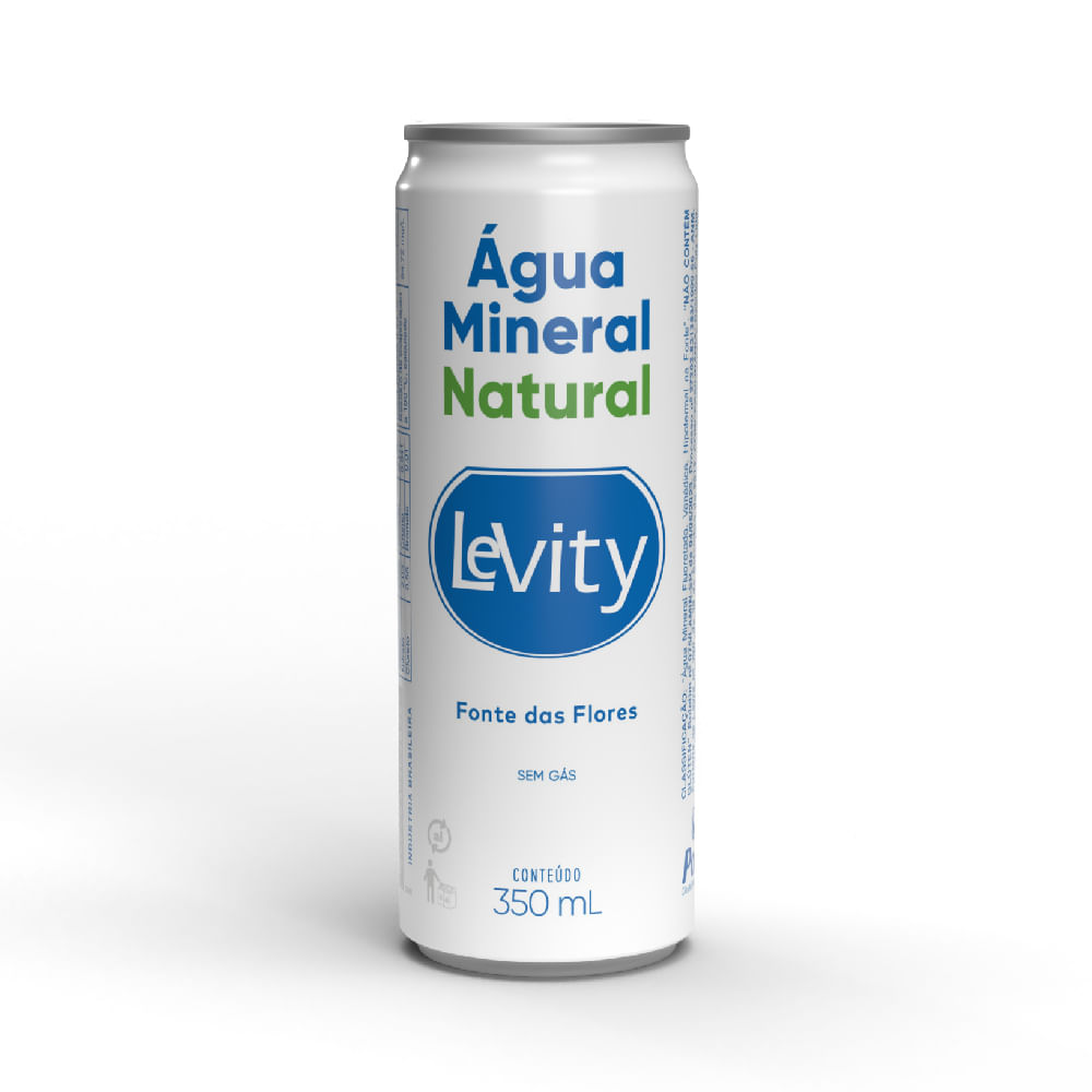 Água Mineral Sem Gás Levity Lata 350ml Supermercado Savegnago 4005