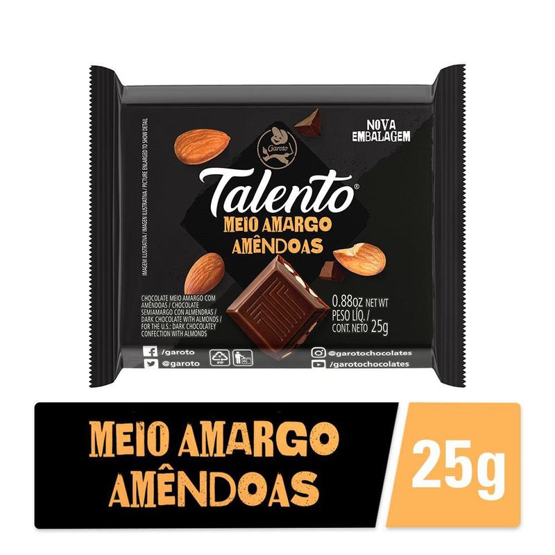 CHOC-GAROTO-25G-TAB-TALENTO-MEIO-AMAG-AMEND