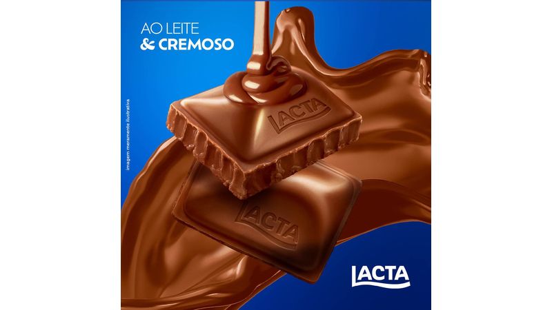 Chocolate Lacta ao leite 165g - Supermercado Savegnago
