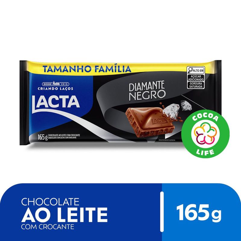 CHOC-LACTA-165G-TAB-DIAM-NEGRO