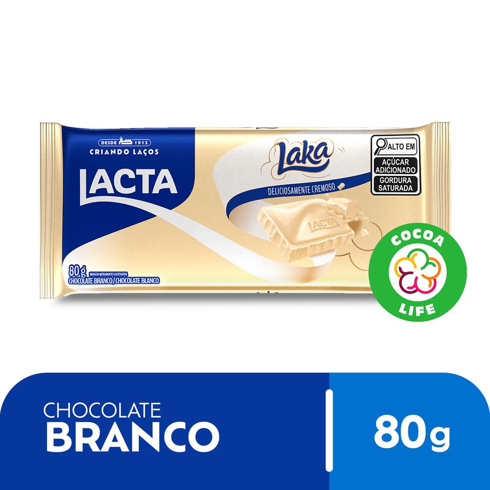 Chocolate Lacta Laka Tablete 80g - Supermercado Savegnago