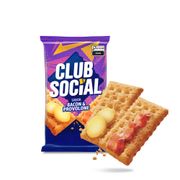 Biscoito Salgado Bacon e Provolone 141g Club Social