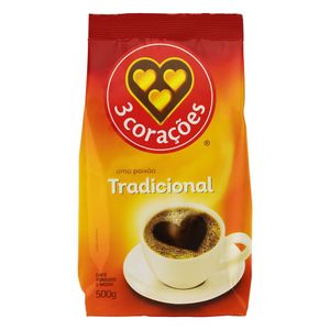 Café 3 Corações 500g Stand Tradicional