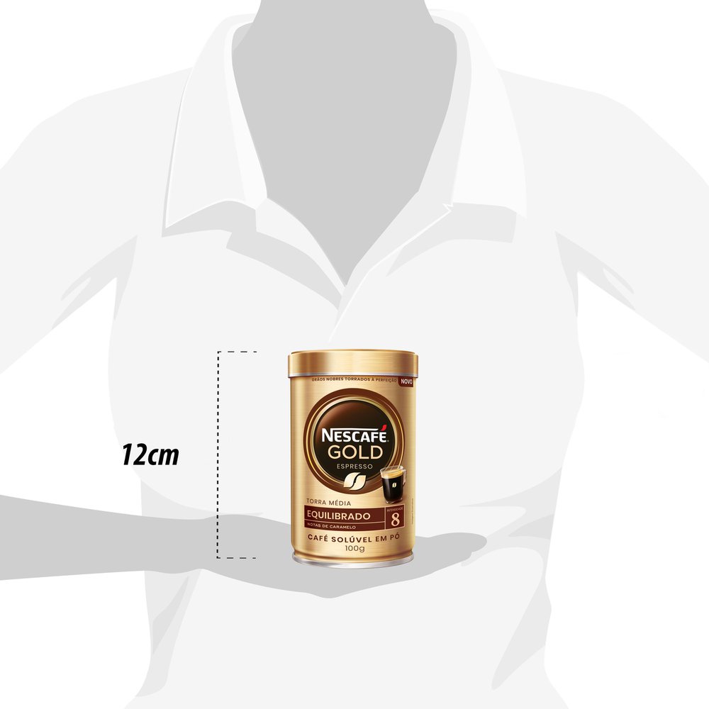 Café NESCAFÉ GOLD ESPRESSO Intensidade 8 Lata 100g
