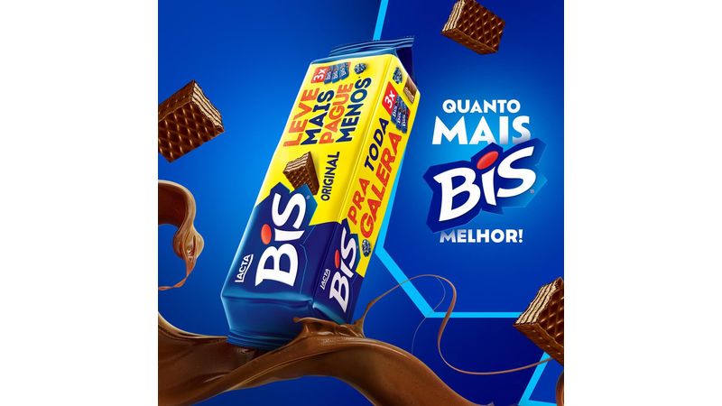 Chocolate Bis Xtra ao leite 45g - Supermercado Savegnago