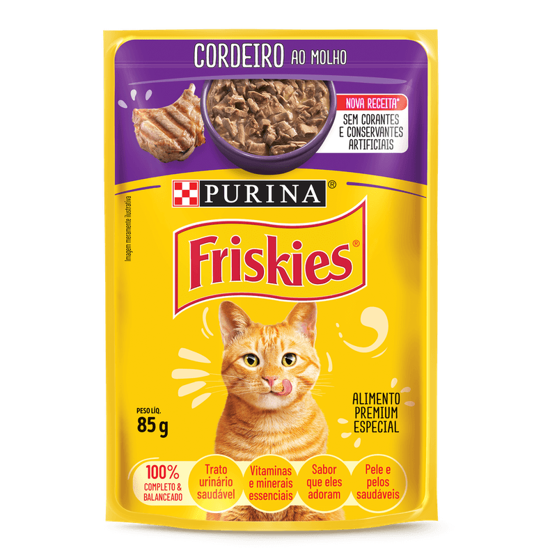 ALIM-GAT-FRISKIES-85G-SAC-AO-MOLH-CORDEIRO