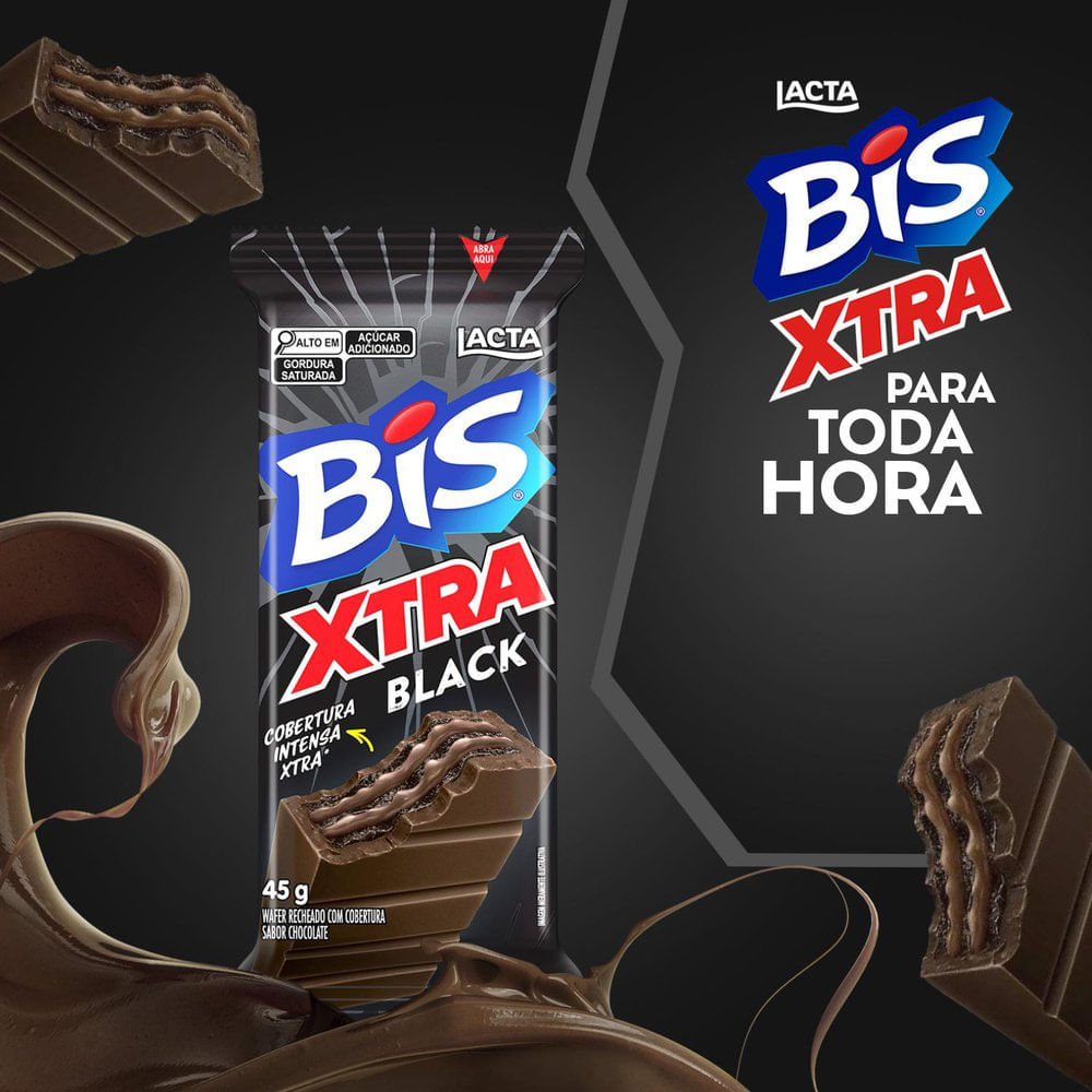 Chocolate Bis Xtra Black 45g - Supermercado Savegnago