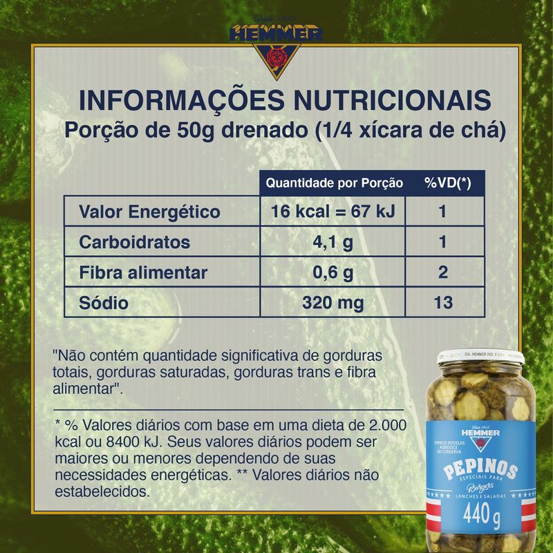 PEPINO-HEMMER-440G-ROD-BURGERS