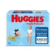 Fralda Huggies Tripla Proteção XXG - 32 fraldas