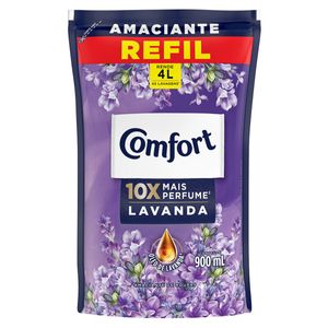 Amaciante Roupa Concentrado Comfort 900Ml Sache Lavanda