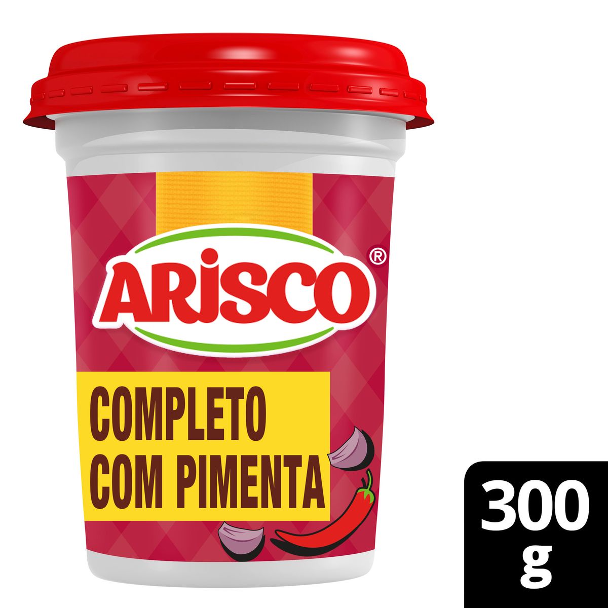 Tempero Completo Arisco Pote Com Pimenta 300g Supermercado Savegnago