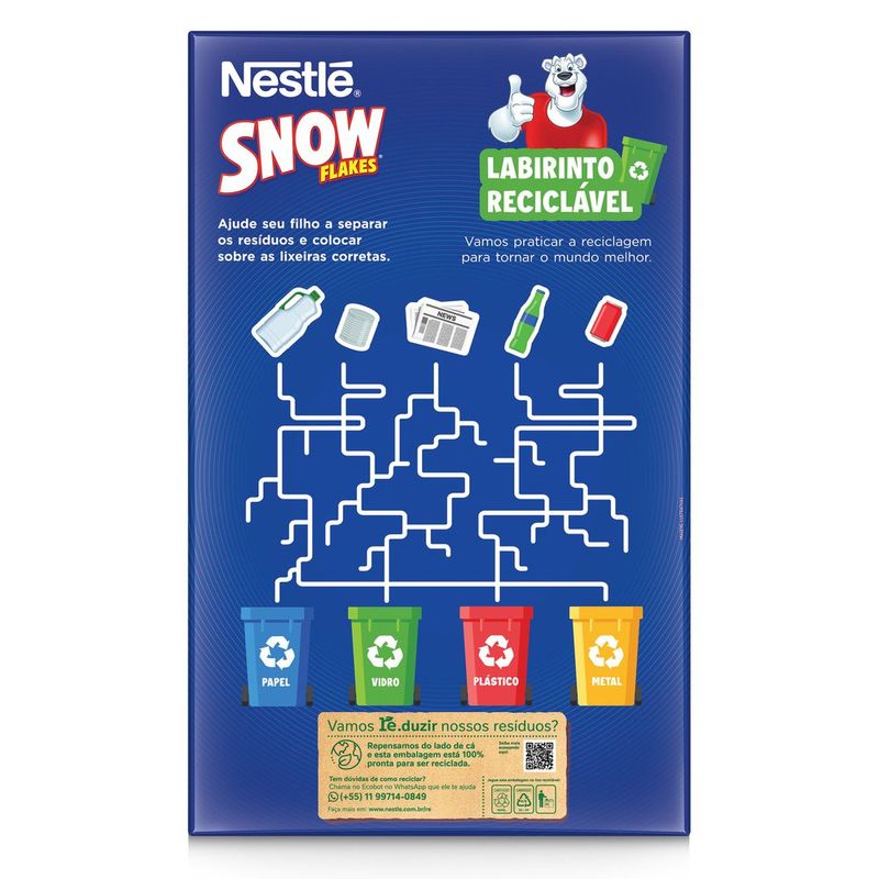 CEREAL-MAT-NEST-SNOW-FLAK-230G-MORANGO