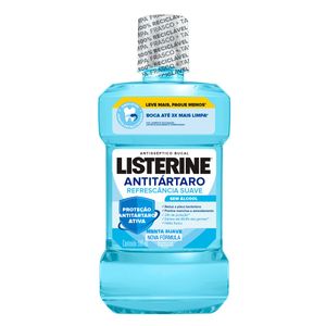 Enxaguante Bucal Listerine Cuidado Total Tartar Control Zero Álcool 500ml