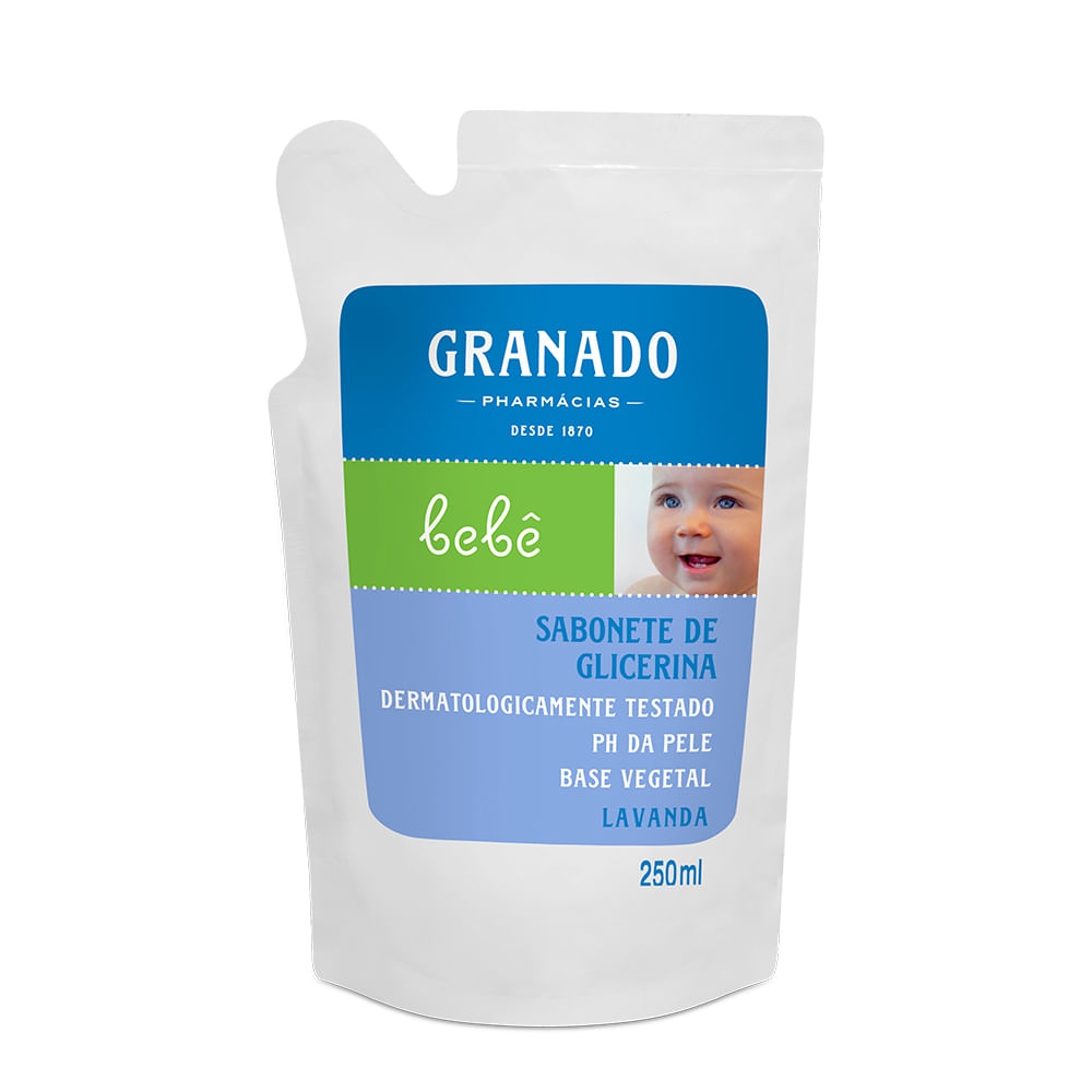 Sabonete Líquido Infantil Granado Lavanda 250ml Refil