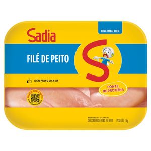 File Peito Frango Sadia 1kg Bandeja
