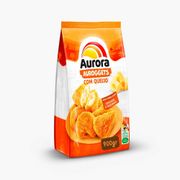 Empananados de frango Aurora Auroggets Queijo 900g