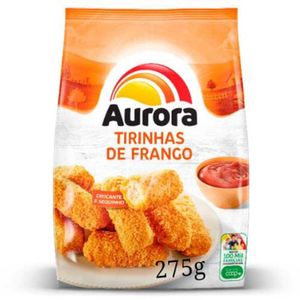 Empanados de frango em tirinhas Aurora 275g