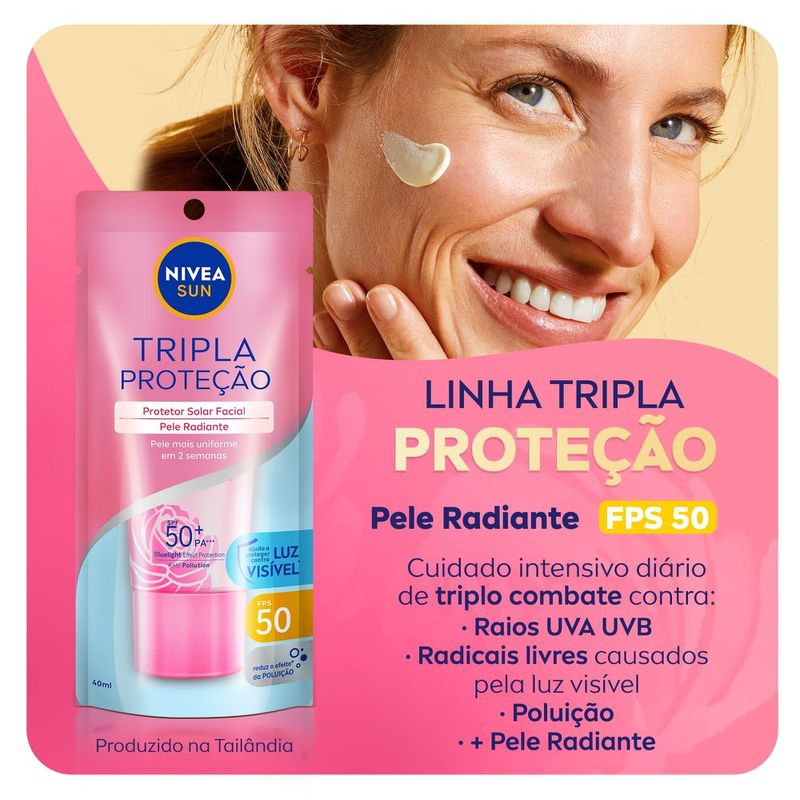 PROT-SOL-FAC-P.RAD-NIVEA-40ML-FPS50-EXTRA-RADIANT