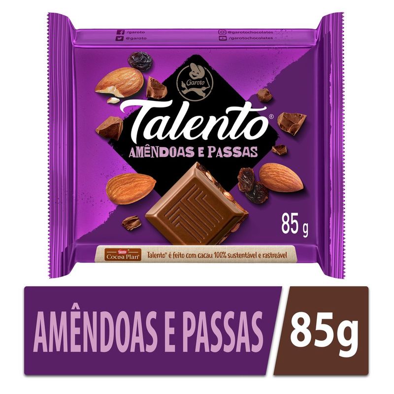 CHOC-GAROTO-85G-TAB-TALENTO-AMEND-PASSAS