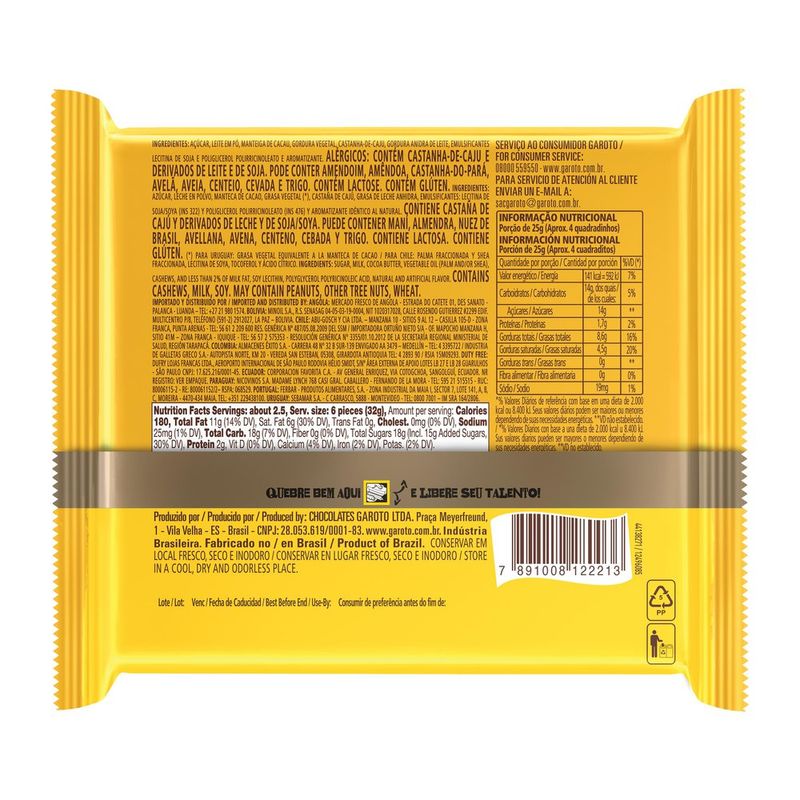 CHOC-GAROTO-85G-TAB-TALENTO-OPERETA